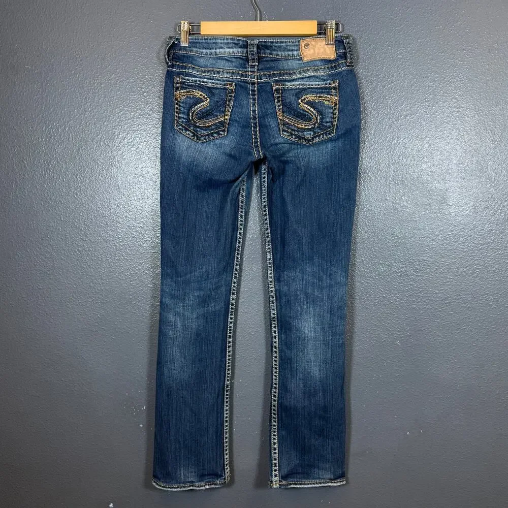 Silver Jeans Co. 31/31 women’s blue denim jeans Lola vintage y2k 00’s pants